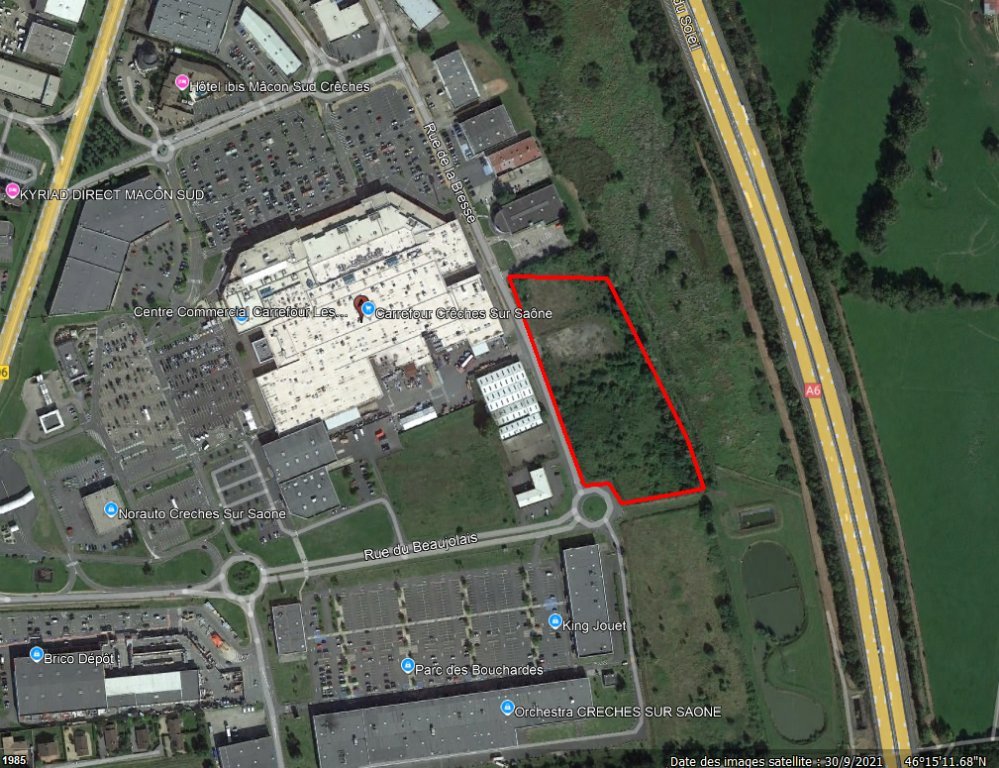 TERRAIN A VENDRE - CRECHES SUR SAONE - 17690 m2 - Prix : nous consulter