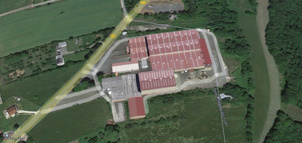 LOCAL D ACTIVITE A LOUER - BEAUCOURT - 10000 m2 divisibles  partir de 500 m2 - 40000€ HC et HT par mois