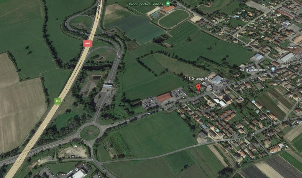 LOCAL COMMERCIAL A LOUER - FEILLENS - 1000 m2 divisibles  partir de 188 m2 - 10834€ HC et HT par mois