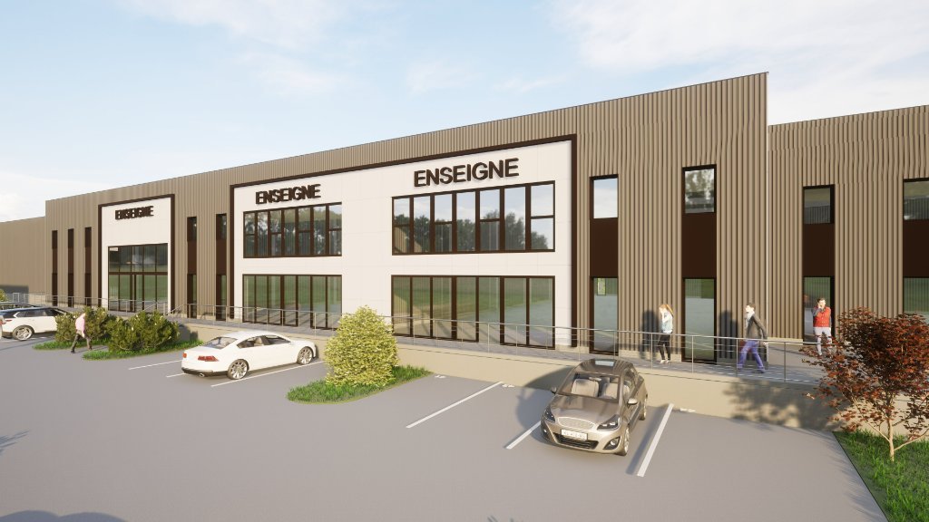 LOCAL D ACTIVITE NEUF A VENDRE - ST MARCEL - 4414 m2 divisibles  partir de 341 m2 - 1700€ /m<sup>2</sup>