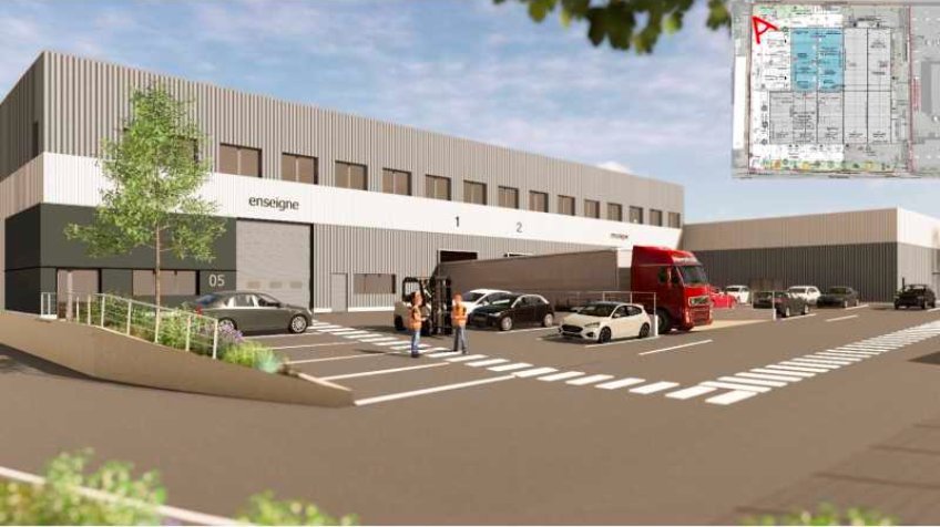 LOCAL D ACTIVITE A LOUER - DECINES CHARPIEU - 2242 m2 - 21485,83€ HC et HT par mois