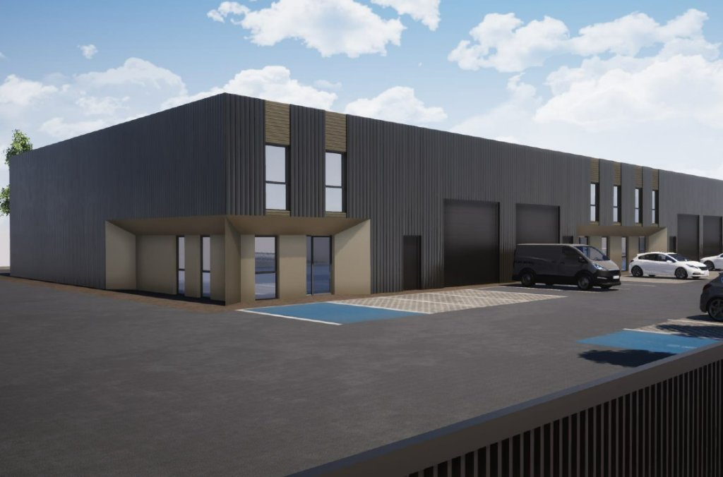 LOCAL D ACTIVITE NEUF A VENDRE - VARENNES LES MACON - 2595 m2 divisibles  partir de 172 m2 - 1168,02€ /m<sup>2</sup>