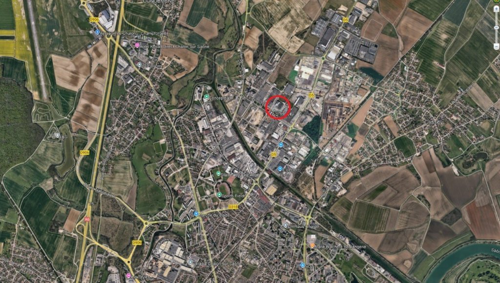 LOCAL D ACTIVITE A LOUER - FRAGNES - 6172 m2 divisibles  partir de 1597 m2 - 20573,33€ HC et HT par mois