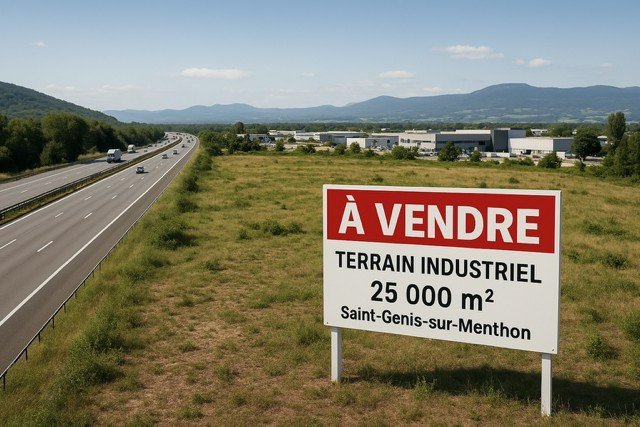 TERRAIN A VENDRE - ST GENIS SUR MENTHON - 25000 m2 - 1545000€ 
